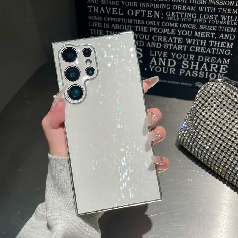 Galaxy S Series - Plated Diamond Glitter Case