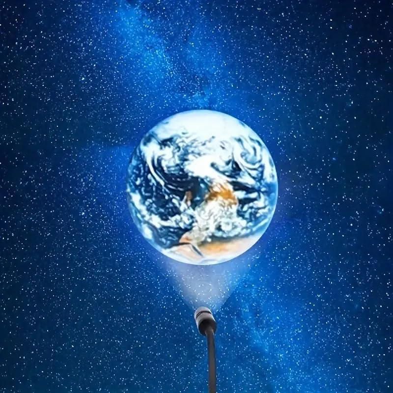 360-Degree Earth Projection USB LED Mini Night Light