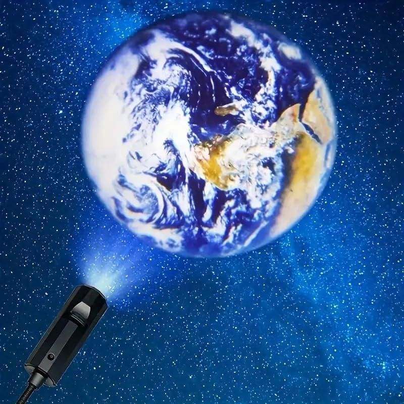360-Degree Earth Projection USB LED Mini Night Light