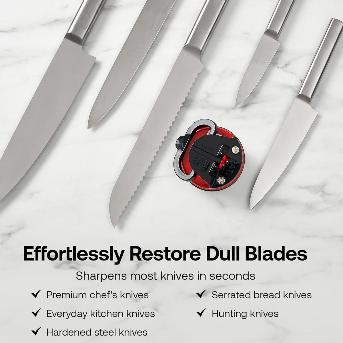 Hands Free Knife Sharpener