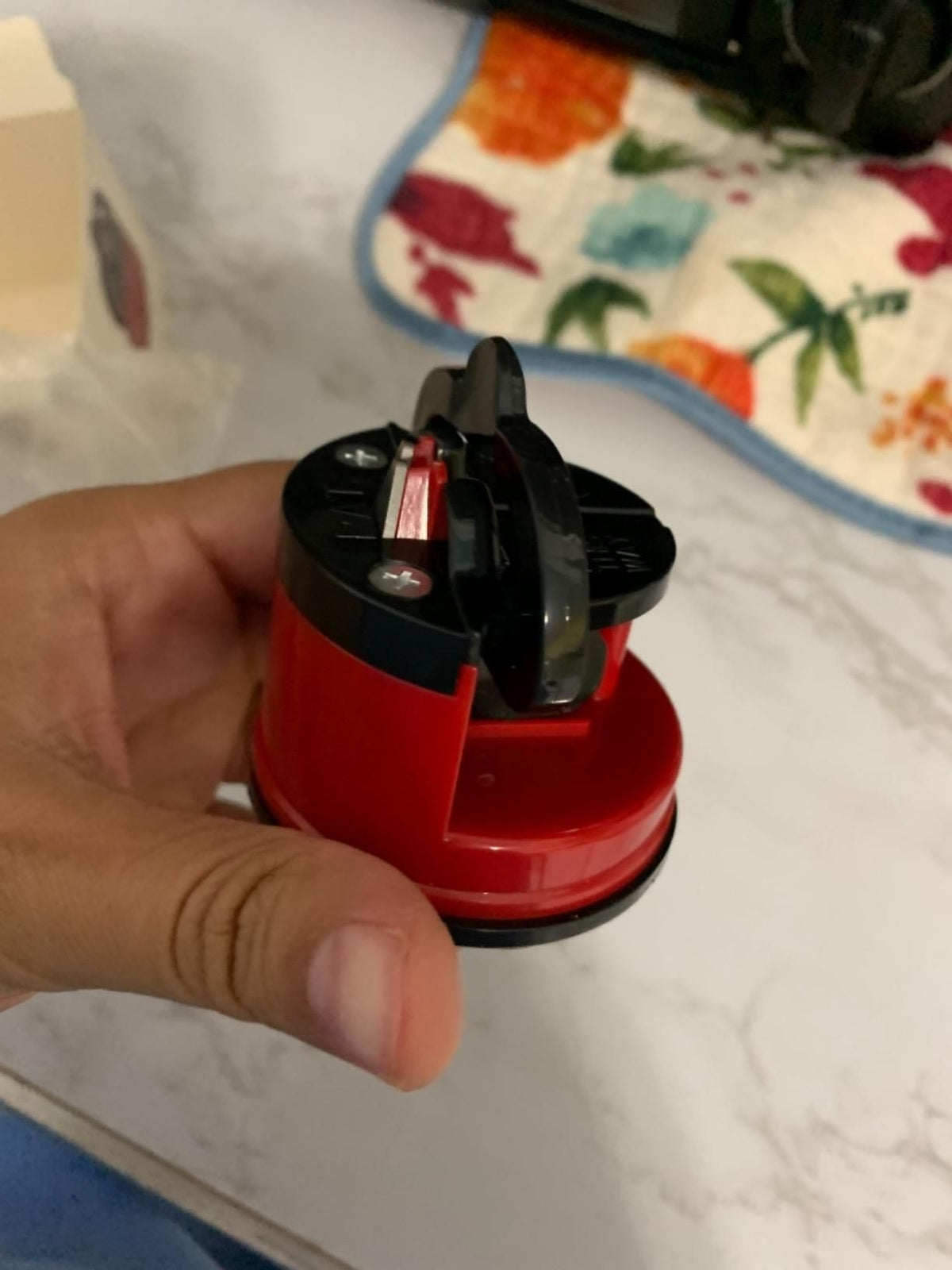 Hands Free Knife Sharpener