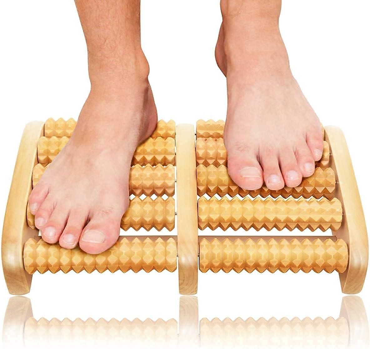 Wooden Foot Massage Roller