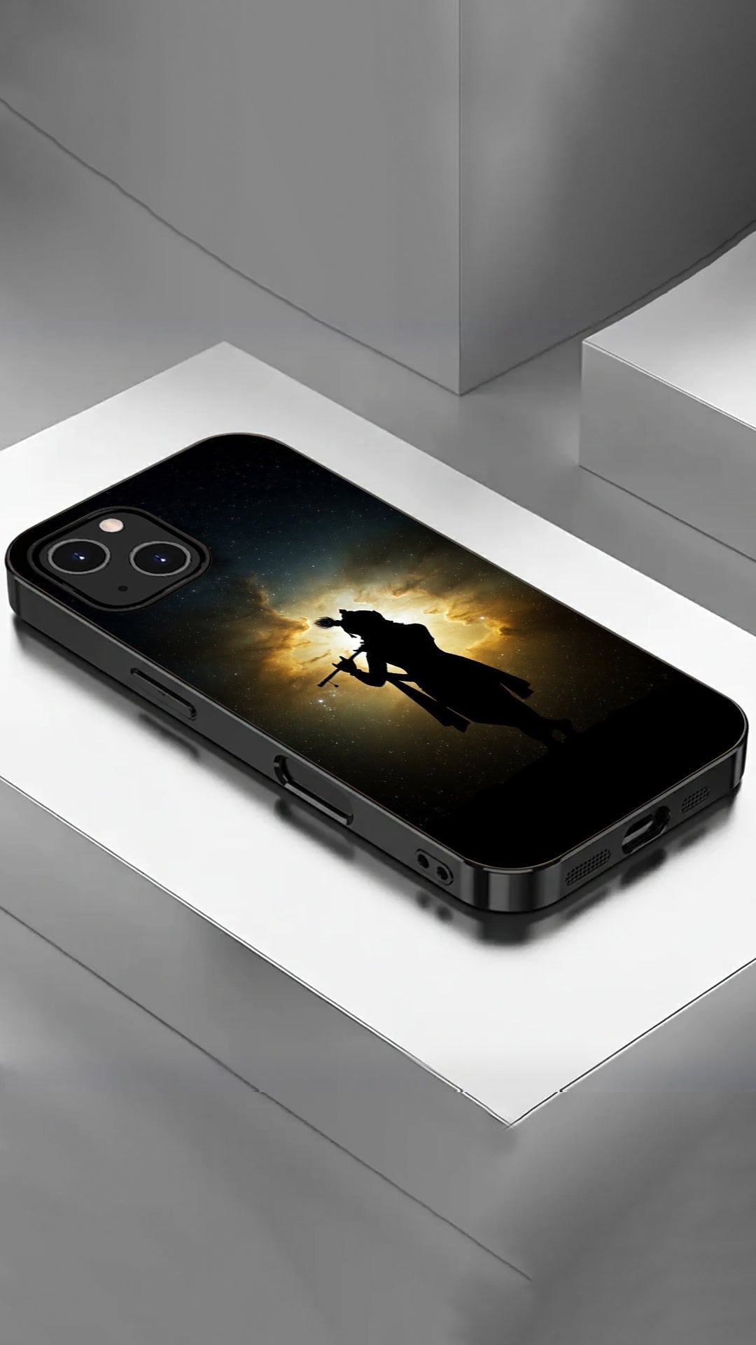Celestial Krishna Silhouette Case