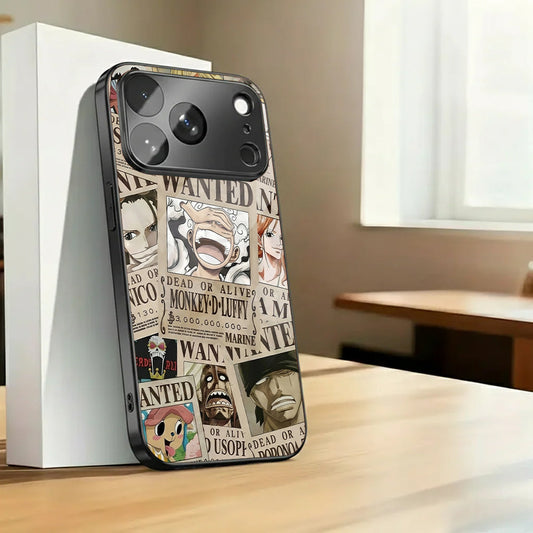 Wanted One Piece Luffy Anime Case
