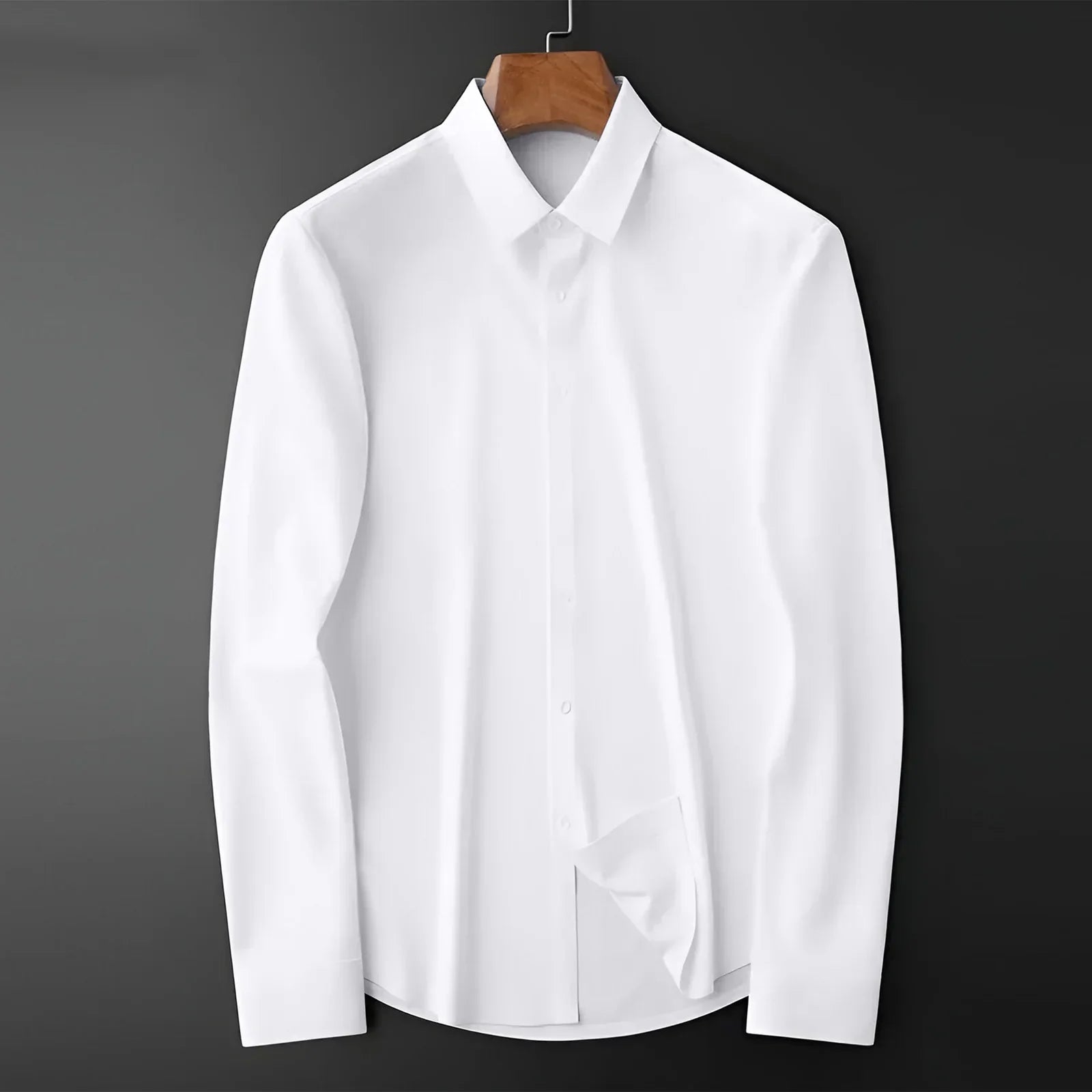 Men's Formal Regular Fit Cotton Full Sleeve Shirt - Sky Blue & White Combo